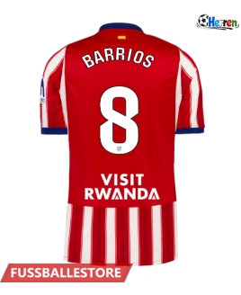 Günstige Atletico Madrid Pablo Barrios #8 Heimtrikot 2026-27 Kurzarm